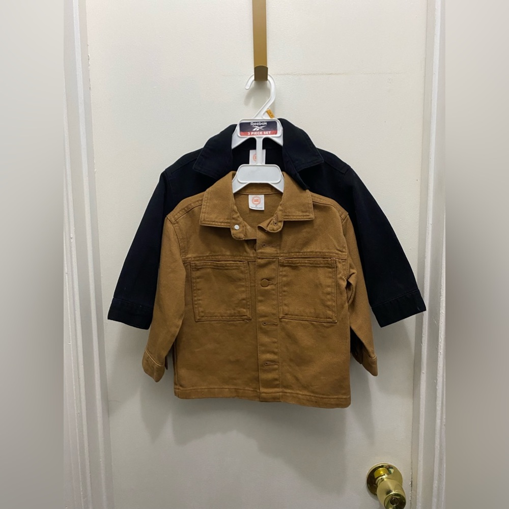 2 for 1 Wonder Nation button up jackets.